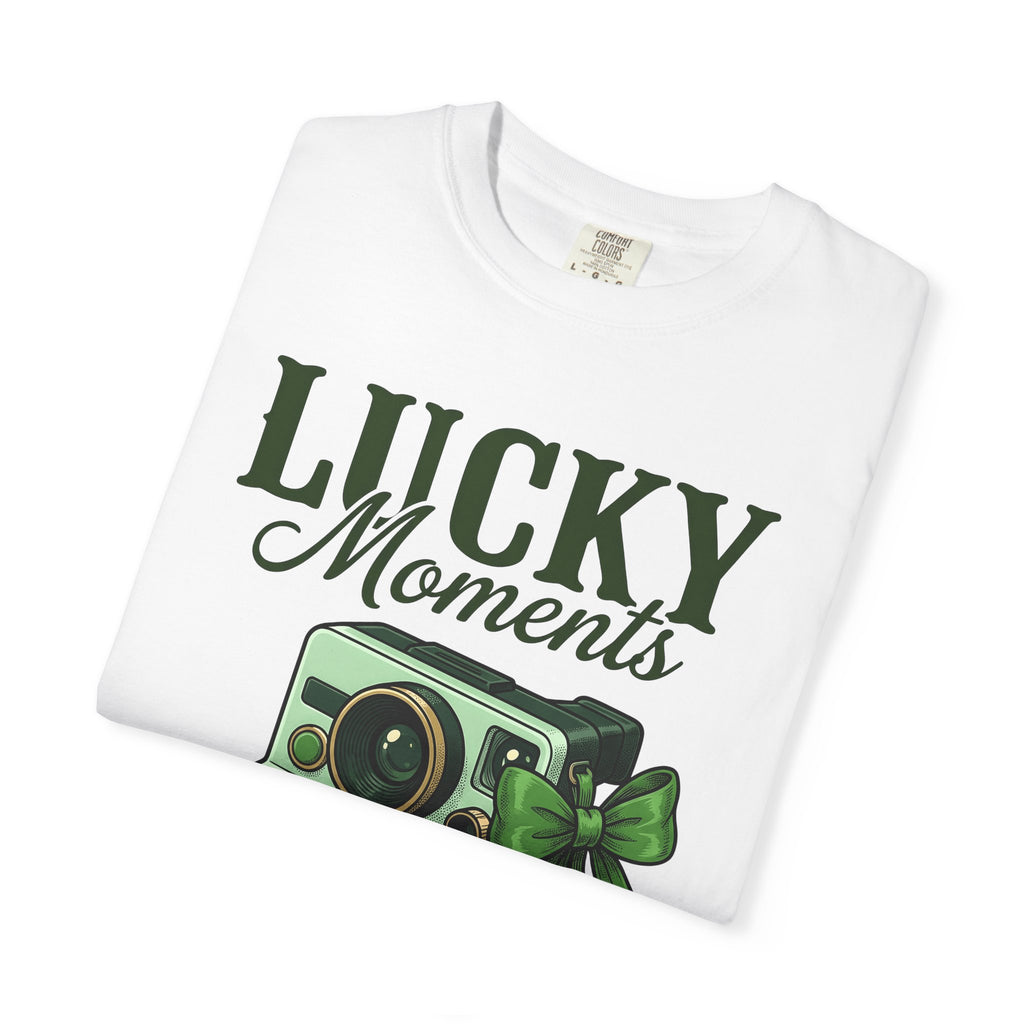 Vintage Camera Shirt St Patrick's Day Photography Gift Women Retro Tee Camera T-Shirt Patrick's Day Enthusiast Vintage Camera Tshirt Photo