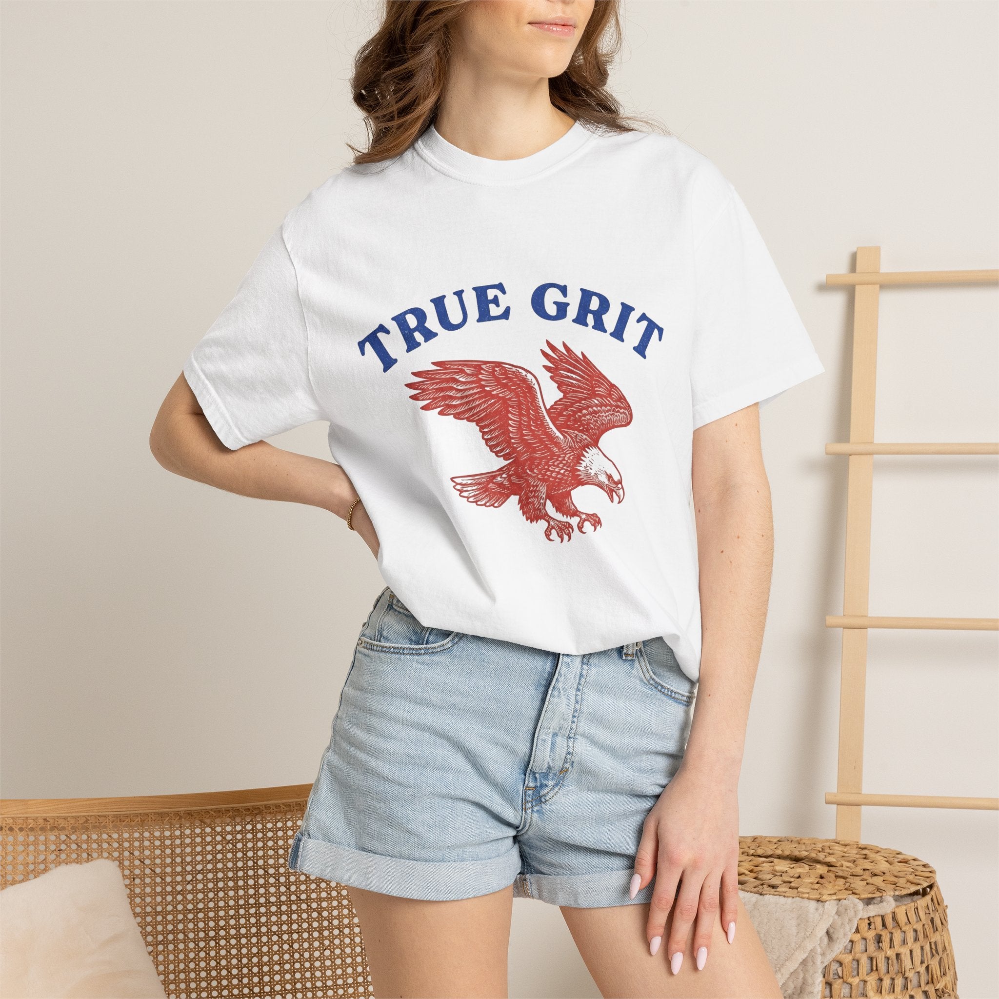 Eagle Print Shirt Eagle Country Gift Women Heritage Tee Bald Eagle T-Shirt Eagle Fan Bald Eagle Tshirt Rural Graphic Vintage-Inspired Flight