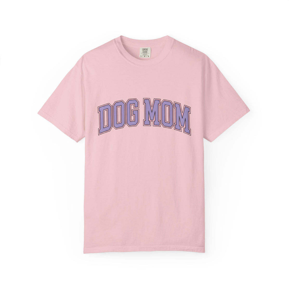 Varsity Script Letterman T-Shirt – Dog Mom Pet Lover Design, Women Graphic Tee