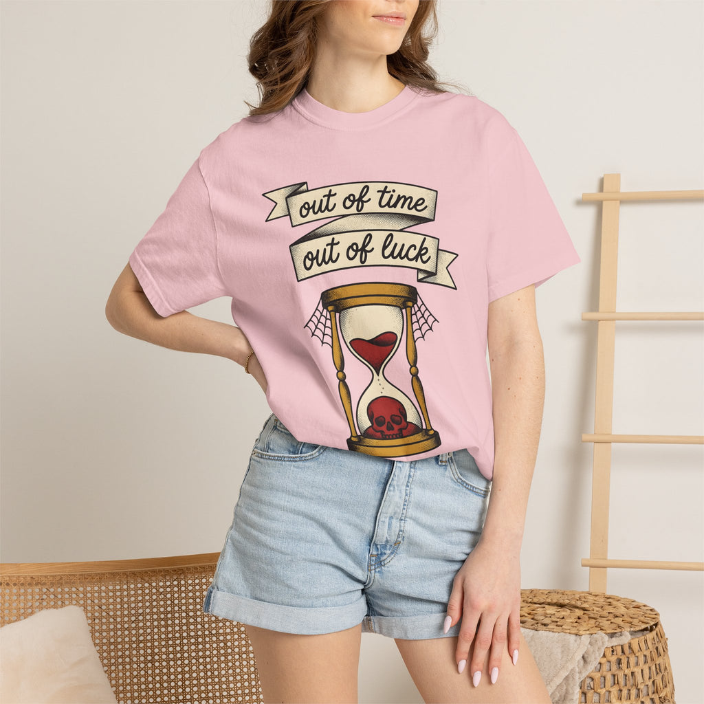 Timepiece Skull Shirt Gothic Autumn Gift Women Sketch Tee Clock T-Shirt Dark Fan Drawing Graphic Hand Drawn Webbing Tshirt