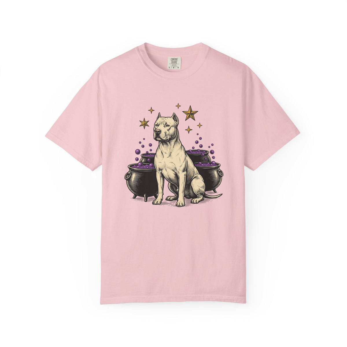 Pitbull Pup Shirt Dog Fall Unisex Gift Classic Graphic Tee Pitbull T-Shirt Dog