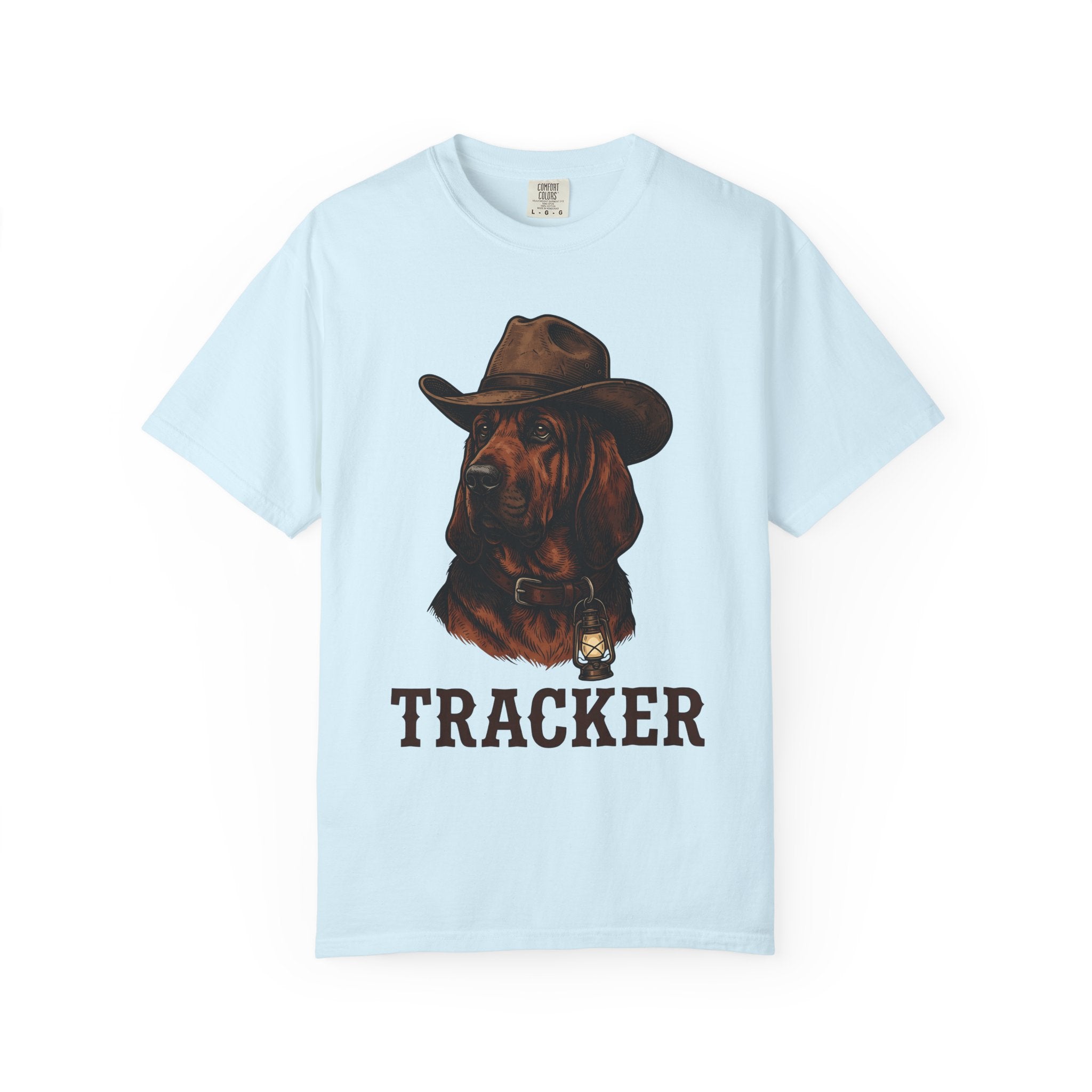 Bloodhound Puppy Shirt Dog Country Gift Women Retro Tee Hound T-Shirt Dog Fan Vintage Graphic Country Illustration Sketch Cowboy Hat Tshirt
