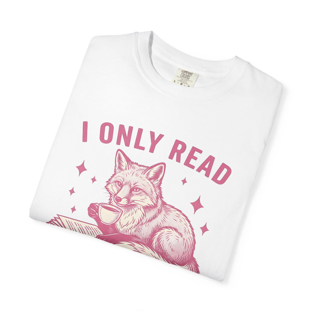 Fox Coffee Book Shirt Book Animal Gift Women Vintage Tee Coffee Table Book T-Shirt Bibliophile Fan Retro Tshirt Wildlife Graphic Hand Drawn