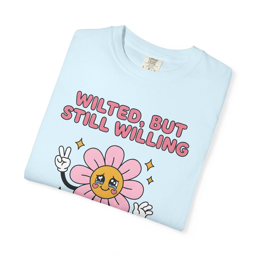 Cute Flower Shirt Funny Inspiration Gift Women Chibi Tee Blossom T-Shirt Comedian Fan Cartoon Tshirt Motivational Graphic Vintage Glitter