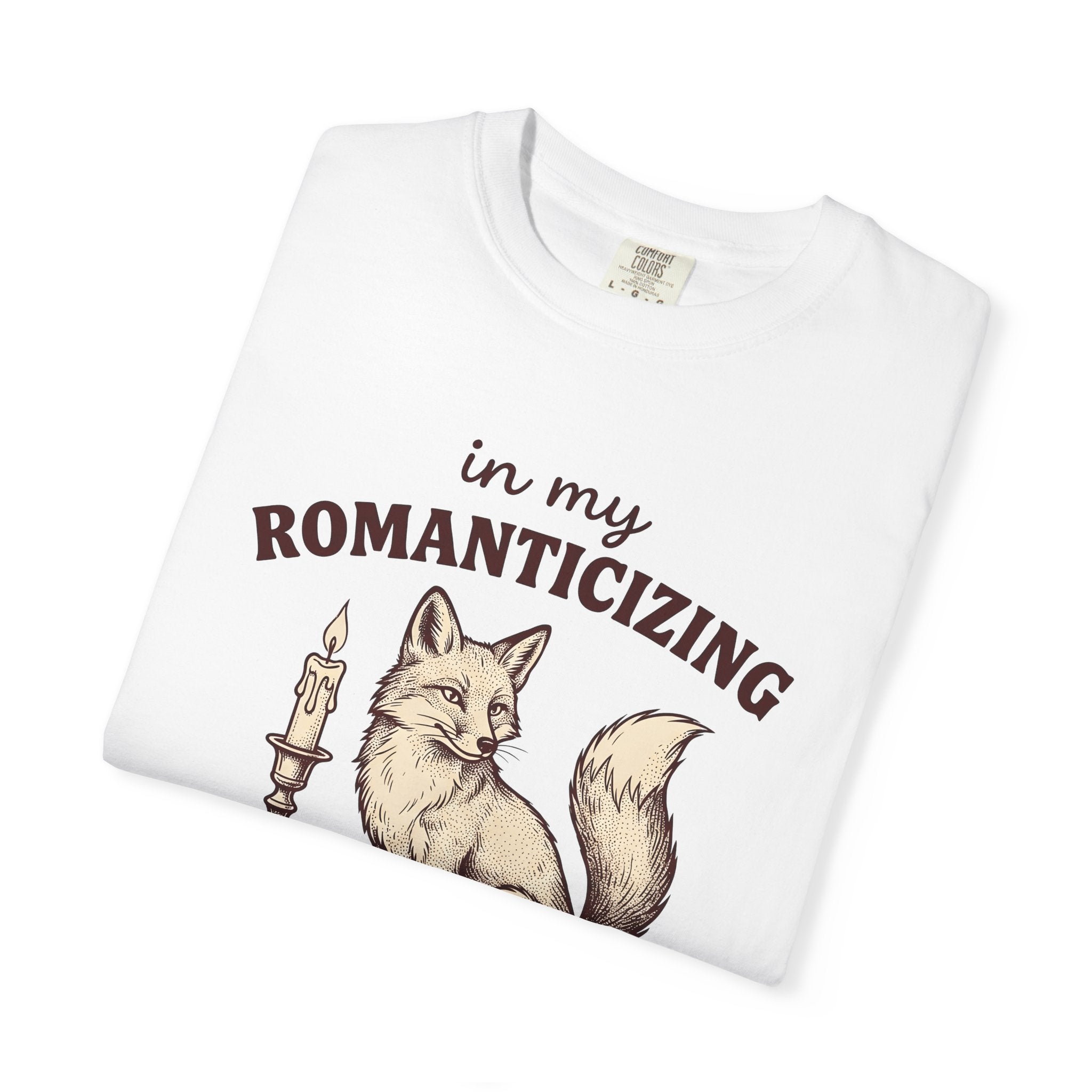 Fox Candle Shirt St. Valentine's Day Wildlife Gift Women Retro Tee Candle Holder T-Shirt Valentine Fan Vintage Tshirt Animal Graphic Sketch