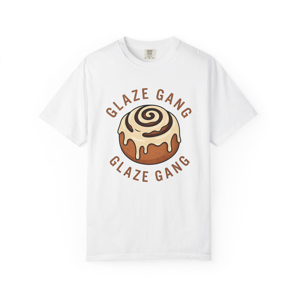 Cinnamon Roll Shirt Desserts Foodie Gift Women Cartoon Tee Bun T-Shirt Pastry Fan Comic Tshirt Gourmet Graphic Retro Icing Tshirt