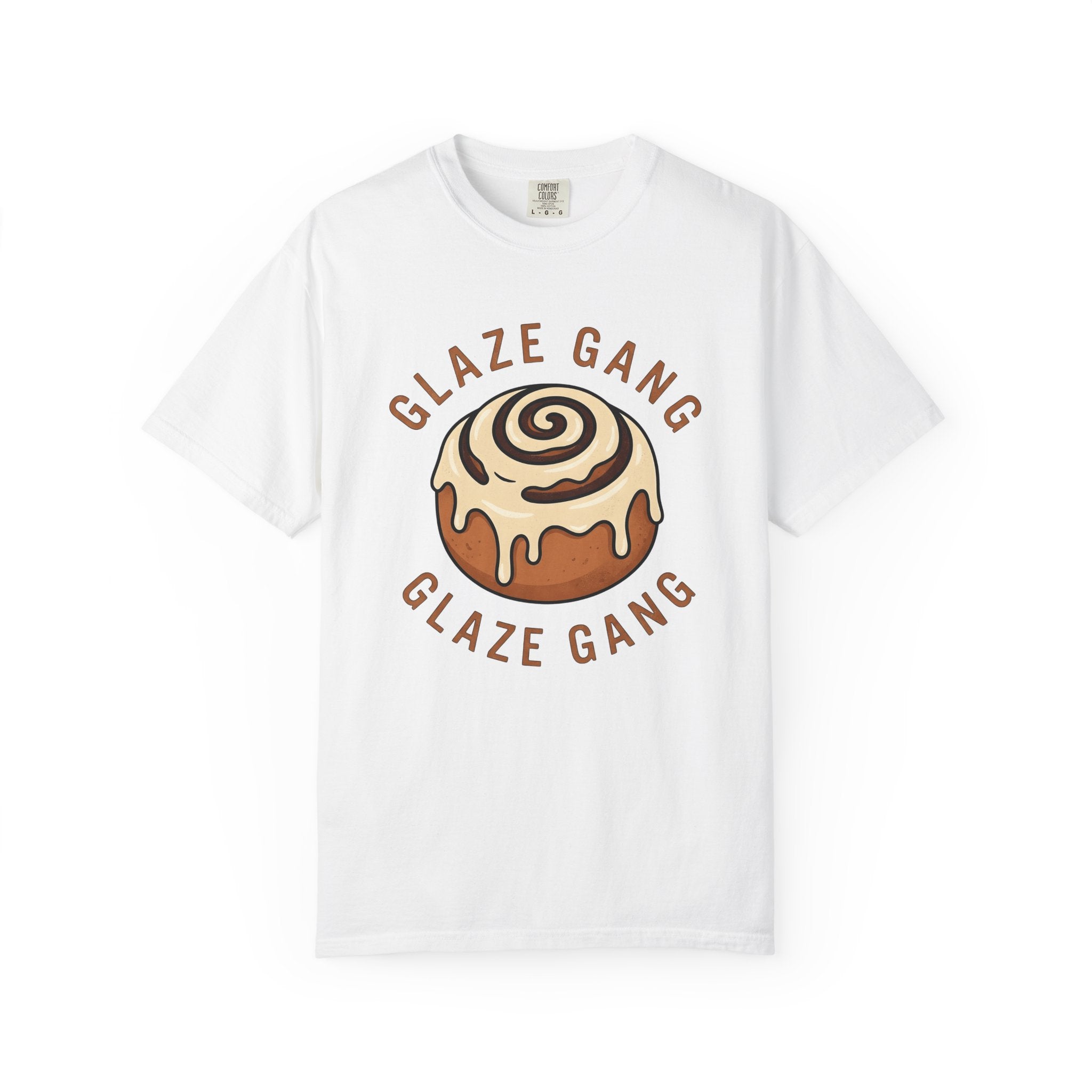 Cinnamon Roll Shirt Desserts Foodie Gift Women Cartoon Tee Bun T-Shirt Pastry Fan Comic Tshirt Gourmet Graphic Retro Icing Tshirt