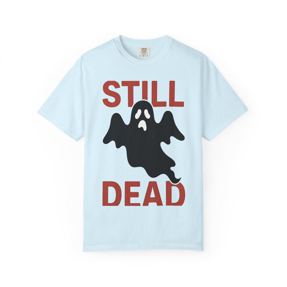 Ghost Graphic Shirt Halloween Humor Gift Women Bold Tee Specter T-Shirt Horror Fan Graphic Tshirt Funny Graphic Minimalist Spooky Face