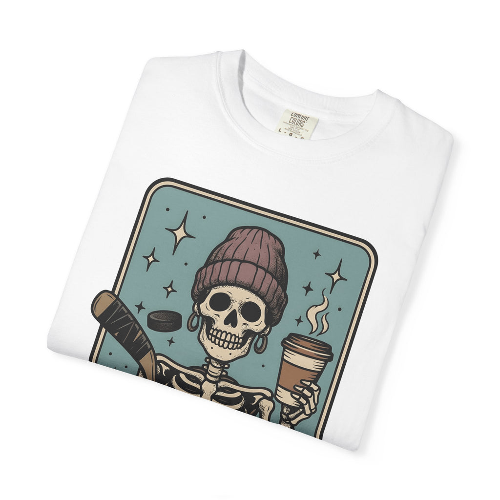 Skeleton Hockey Shirt Moms Games Gift Women Illustrative Tee Hockey T-Shirt Mom Fan Hockey Art Tshirt Gaming Graphic Classic Coffee Mug