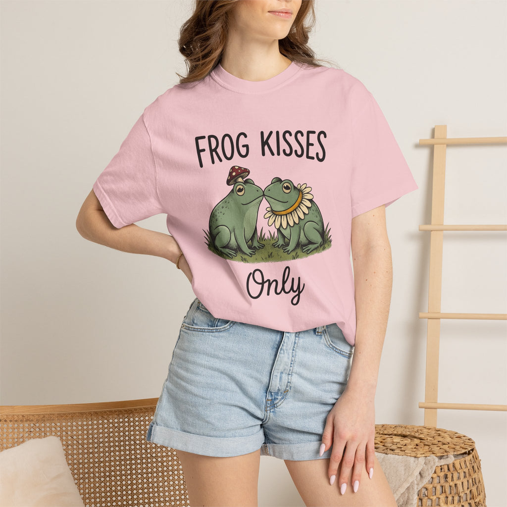 Frog Couple Shirt St. Valentine's Day Animal Gift Women Cute Tee Toad T-Shirt Valentine Fan Kawaii Tshirt Creature Graphic Vintage Mushroom