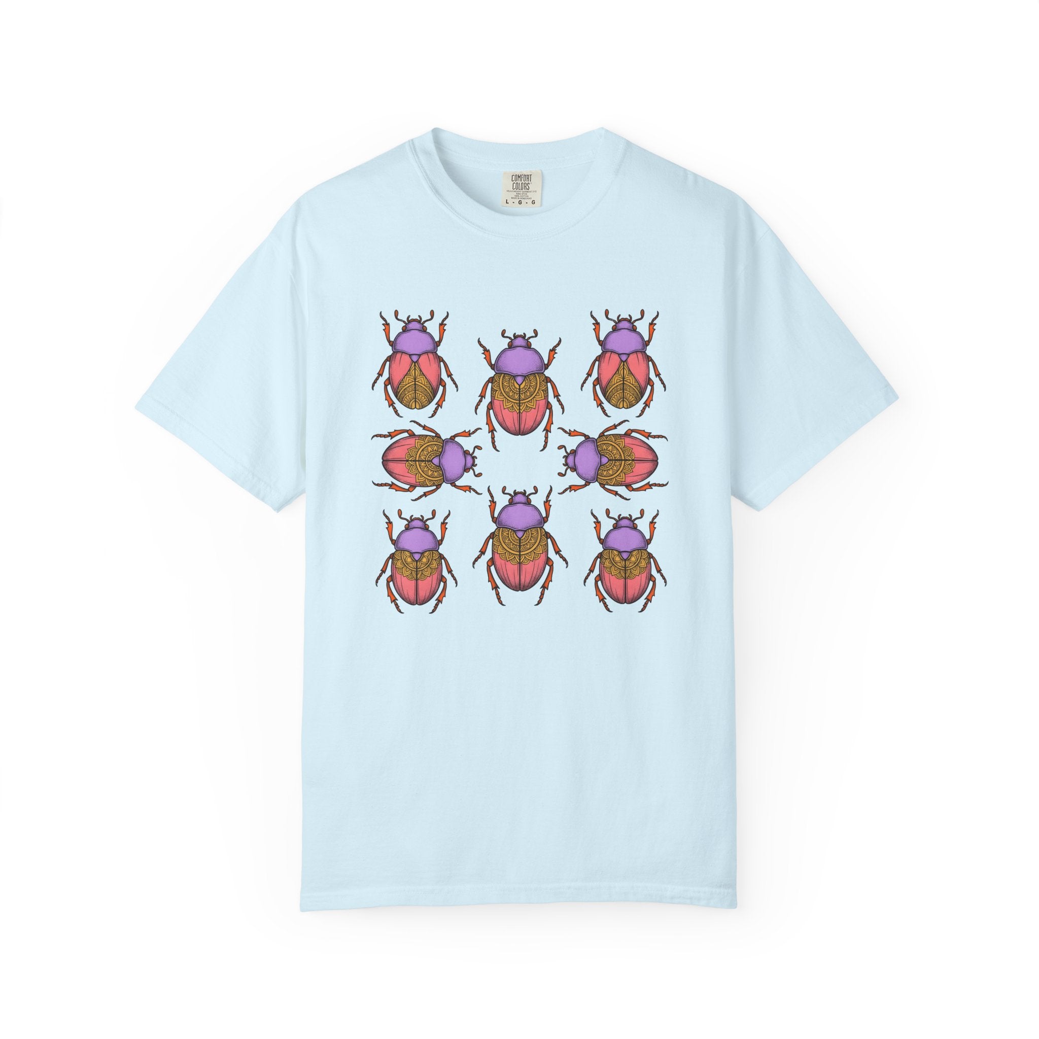 Bug Design Shirt Cottagecore Outdoors Gift Women Tribal Tee Insect T-Shirt Homesteader Fan Primitive Tshirt Wilderness Graphic Sketch Round
