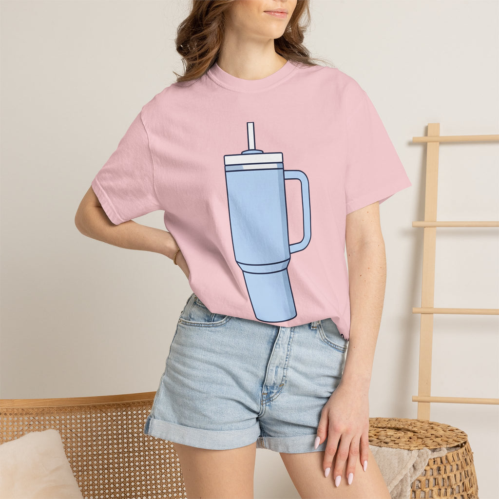 Hydration Bottle Shirt Drinks Lifestyle Gift Women Basic Tee Water Bottle T-Shirt Beverage Fan Water Bottle Tshirt Lifestyle Graphic Trendy