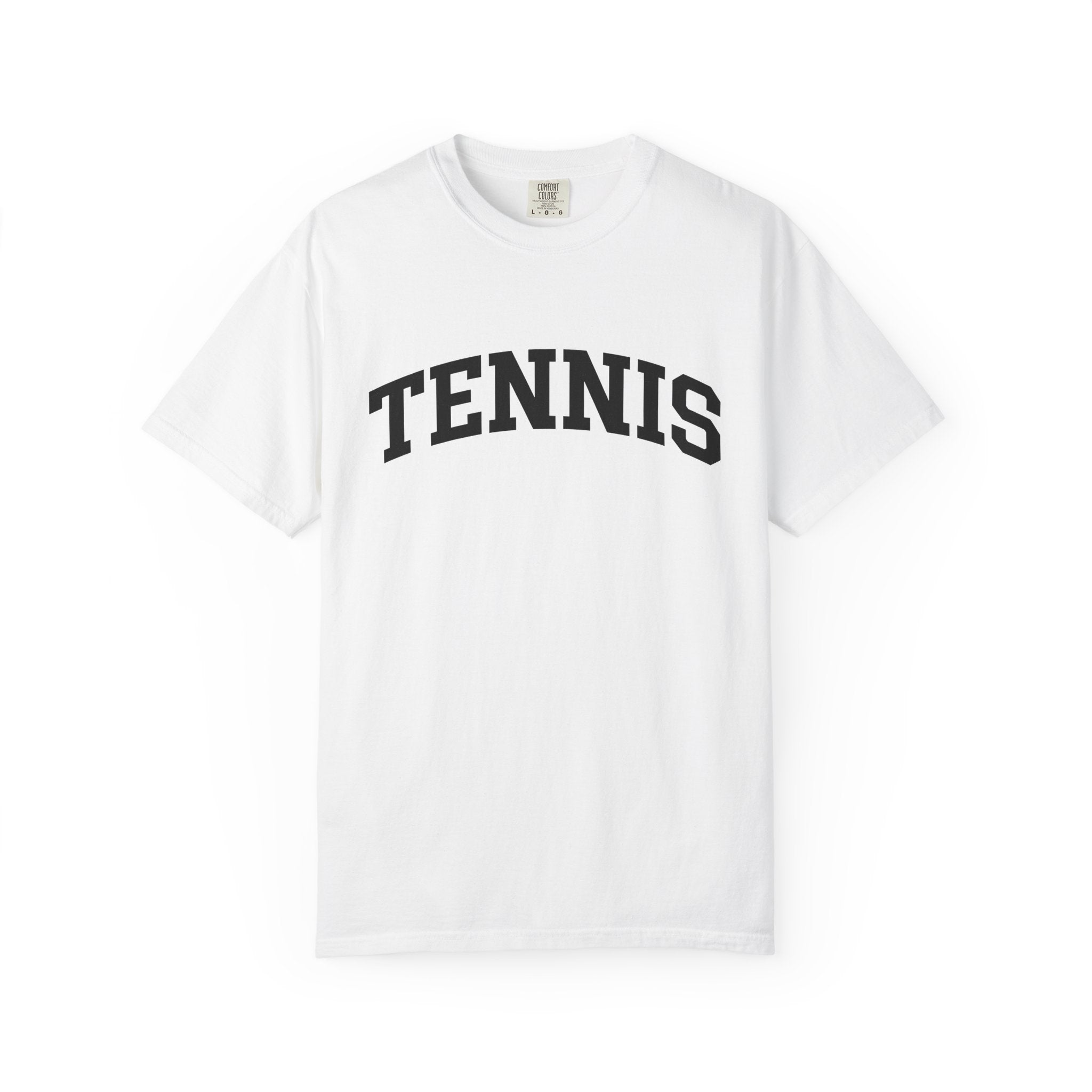 Varsity Lettering Style Shirt Tennis Contender Gift Women Throwback Tee Lettering T-Shirt Tennis Player Tennis Enthusiast Retro Tshirt