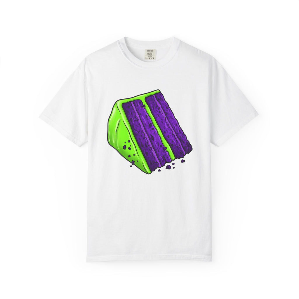Cake Piece Shirt Desserts Pastries Gift Women Hand Drawn Tee Cake Slice T-Shirt Dessert Fan Illustrated Tshirt Pastry Design Brush Stroke
