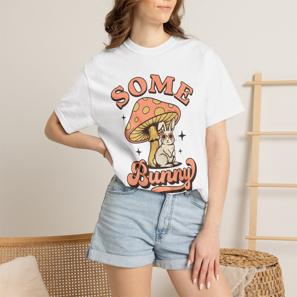 Hare Toadstool Shirt Easter Fauna Gift Women Rustic Tee Rabbit T-Shirt Spring Fan Vintage Tshirt Wildlife Graphic Throwback Twinkles Tshirt