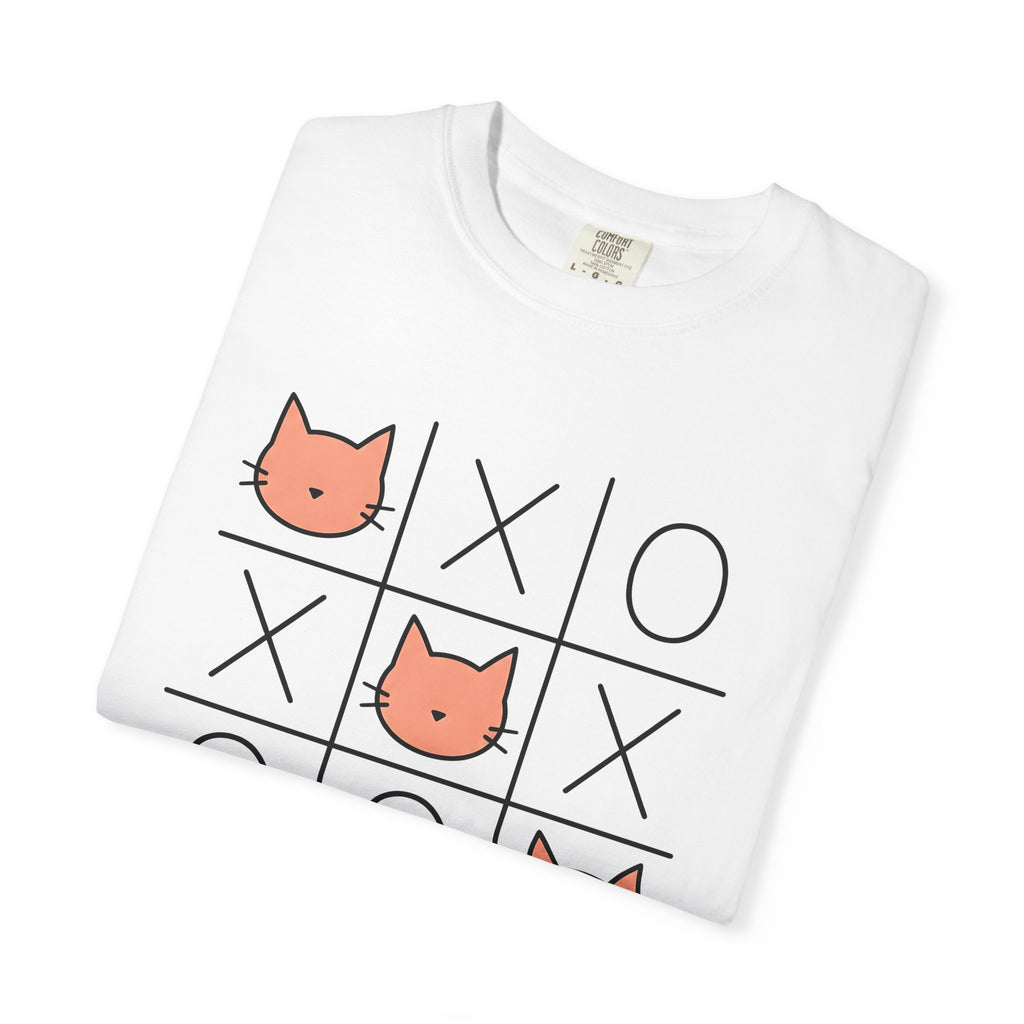 Feline Face Drawing Shirt St Valentines Day Wildlife Gift Women Clean Tee Cat T-Shirt Valentine Fan Simple Tshirt Animal Graphic Playful X O