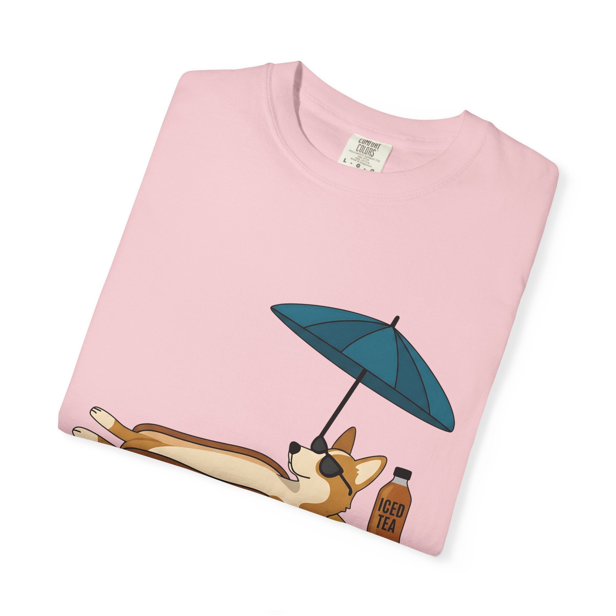 Corgi Sausage Dog Shirt Dog Holiday Gift Women Animated Tee Dachshund T-Shirt Dog Fan Cartoon Tshirt Vacation Graphic Clean Sunshade Tshirt