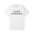 Skull Graphic Shirt Halloween Spooky Gift Women Gothic Tee Skull T-Shirt Horror Fan Dark Tshirt Creepy Graphic Minimalist Diamond Shapes