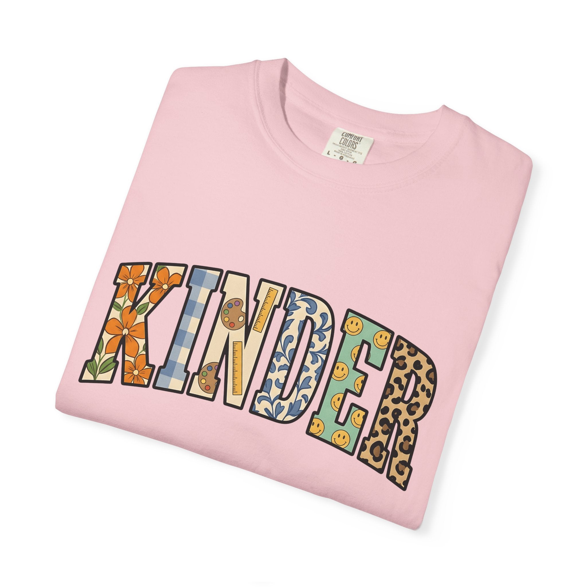 Kindergarten Graphic Shirt Teacher School Gift Women Playful Tee Preschool T-Shirt Educator Enthusiast Fun Tshirt Education Graphic Retro