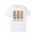 Meditation Mats Shirt Pilates Fitness Gift Women Tribal Tee Yoga Mat T-Shirt Fitness Enthusiast Ethnic Tshirt Workout Graphic Classic Petals