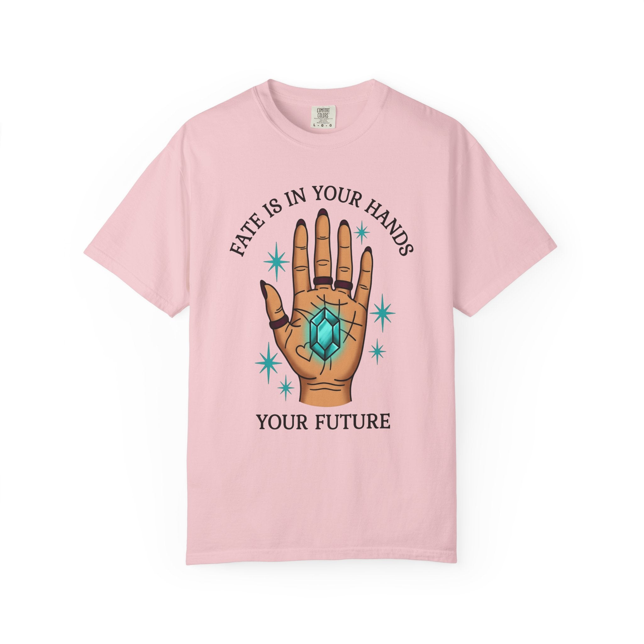 Clairvoyant Hand Shirt Boho Chic Occult Gift Women Esoteric Tee Palm Reading T-Shirt Bohemian Fan Mystical Art Tshirt Magical Graphic