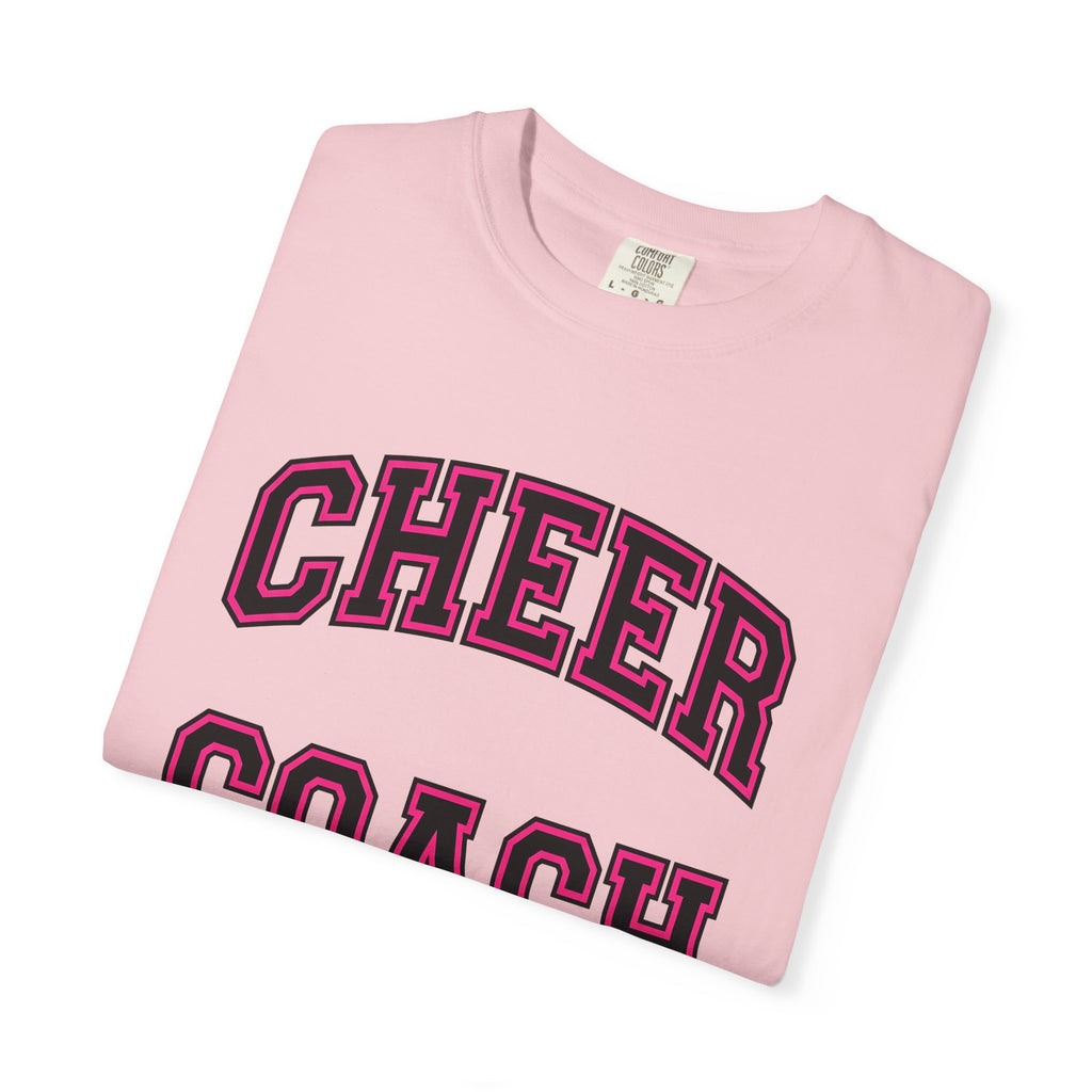 Letterman Lettering Shirt Cheer Coach Squad Gift Women Heavy Tee Monogram T-Shirt Coach Fan Vintage Tshirt Team Graphic Classic Cheer Team
