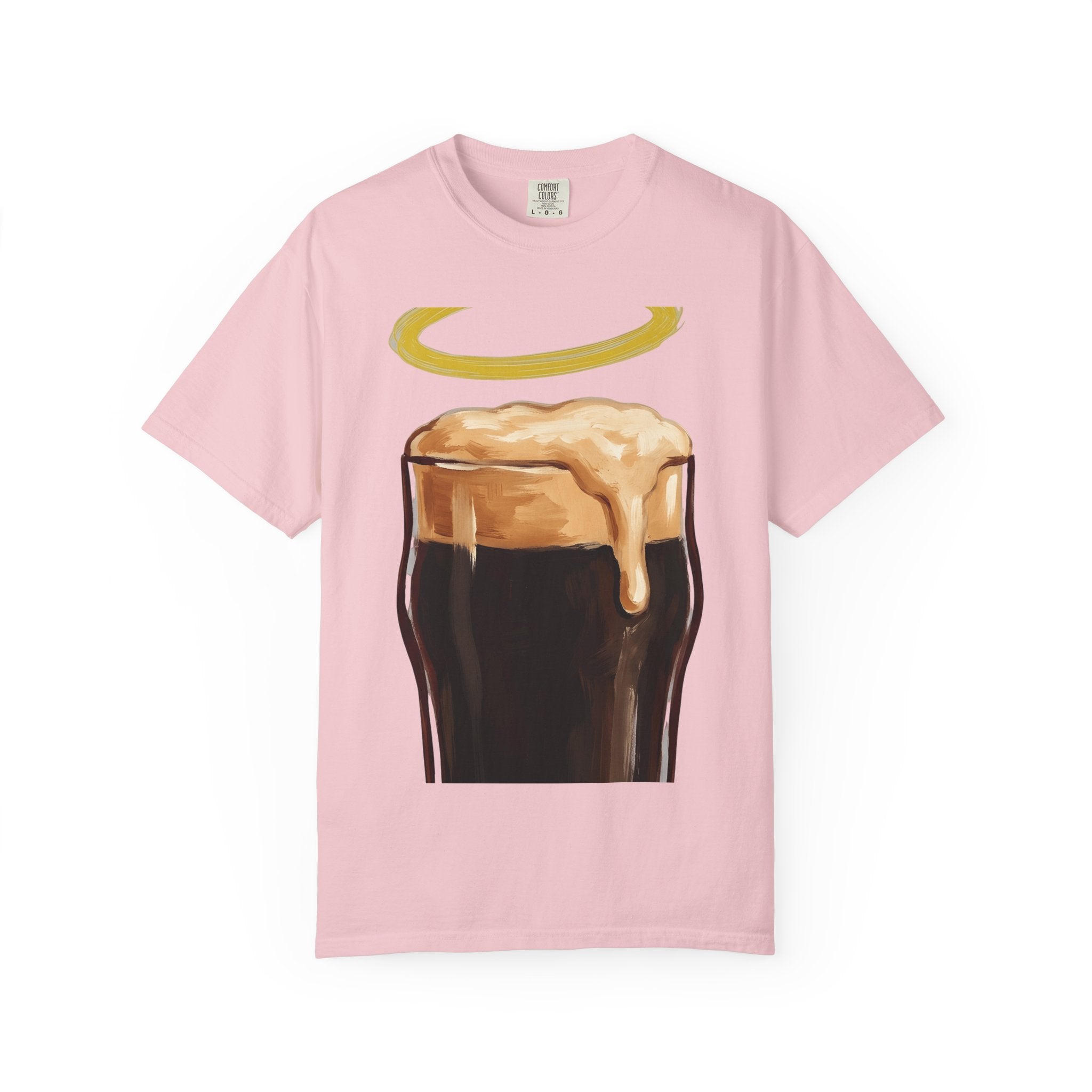 Beer Glass Shirt St Patricks Day Alcohol Gift Women Watercolor Tee Pint Glass T-Shirt Shamrock Fan Pint Glass Tshirt Boozy Graphic Simple