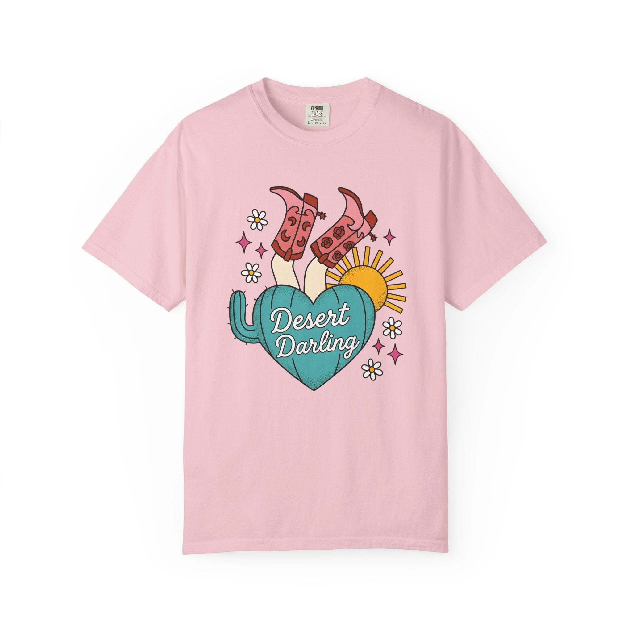 Cowboy Shoes Shirt Cowgirl Country Gift Women Sketch Tee Boots T-Shirt Rodeo Fan Cowboy Graphic Tshirt Doodle Prickly Pear Tshirt