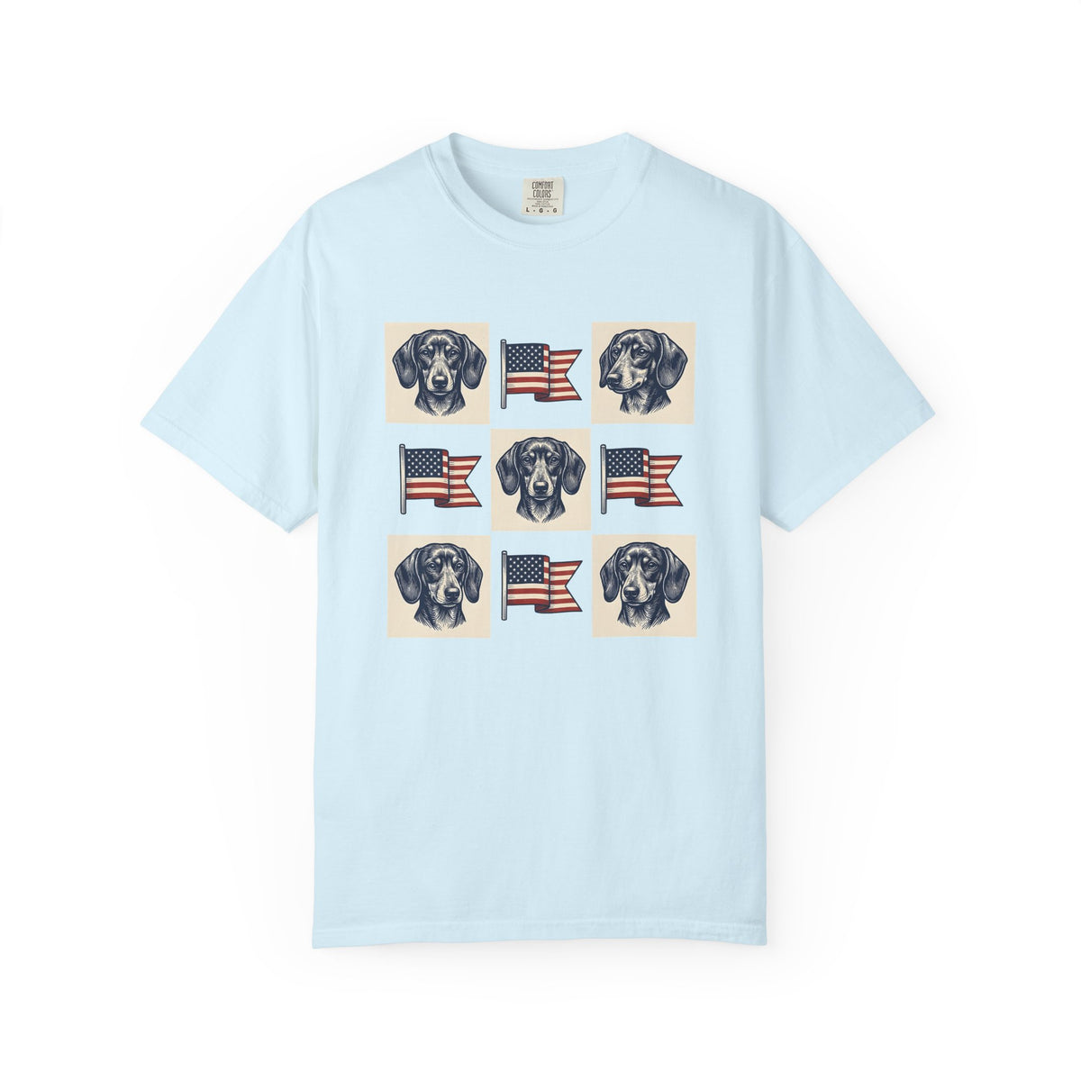 Dachshund Dog Shirt Dog Patriotic Unisex Gift Vintage Tee Wiener Dog T-Shirt Dog