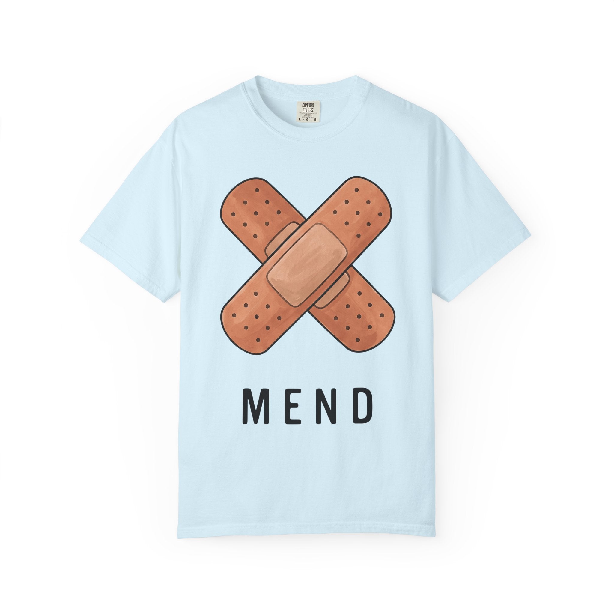 Bandage Graphic Shirt Nurses Healthcare Gift Women Minimal Tee Band Aid T-Shirt Nurse Enthusiast Simple Tshirt Medical Graphic Design Hand