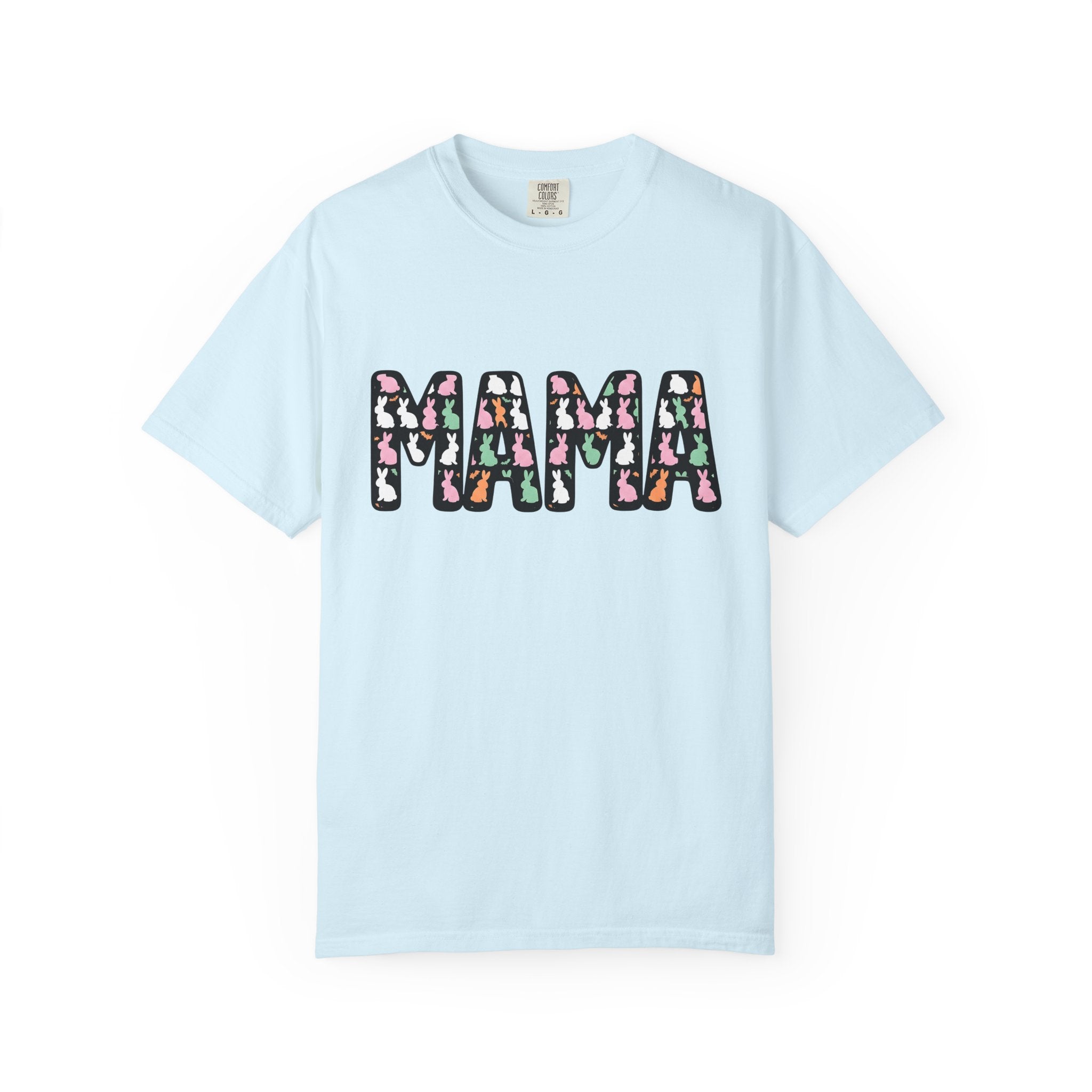 Bunny Design Shirt Moms Holiday Gift Women Sweet Tee Rabbit T-Shirt Mom Fan Cute Tshirt Celebration Graphic Lively Gentle Animals Tshirt