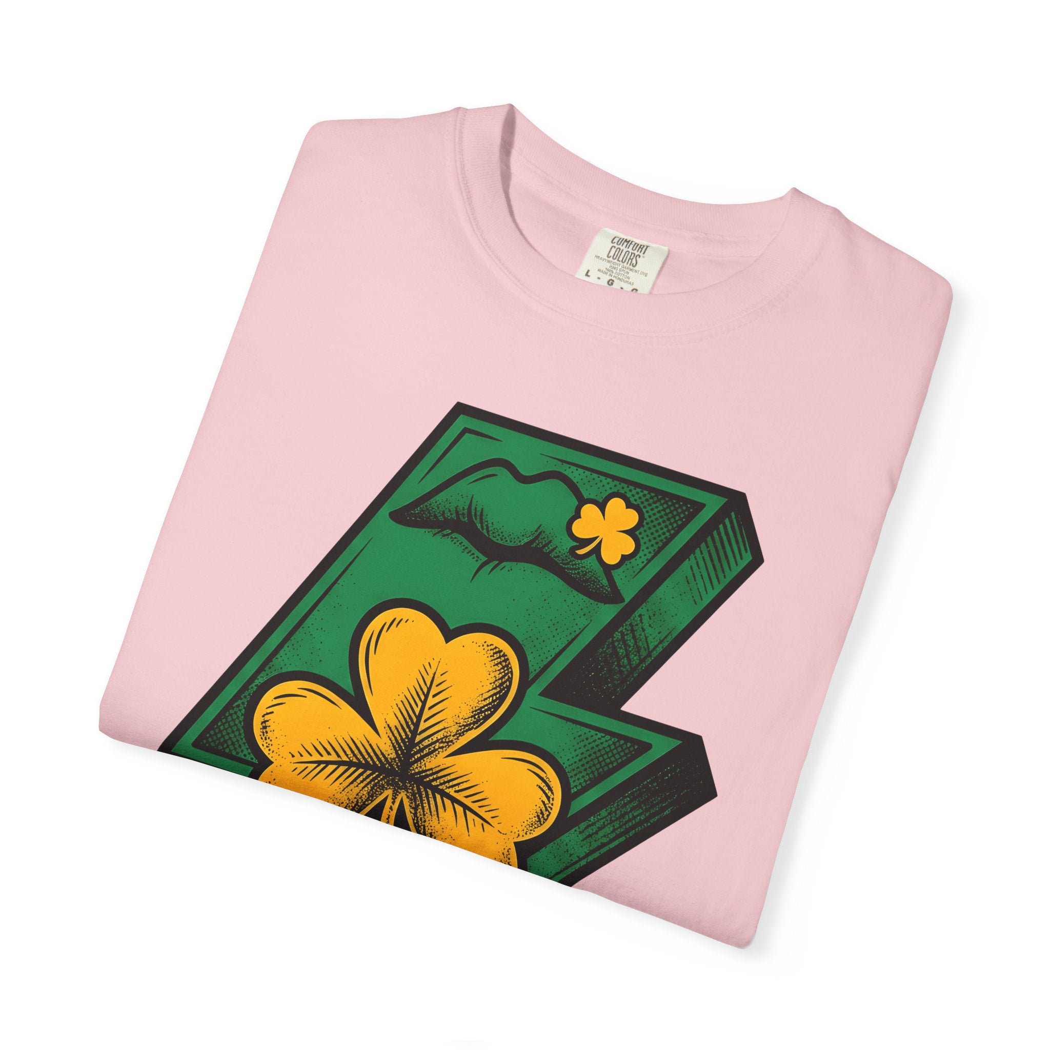 Shamrock Lightning Bolt Shirt St Patrick's Day Holiday Gift Women Bold Graphic Tee Shamrock T-Shirt Patrick Fan Graphic Design Illustration