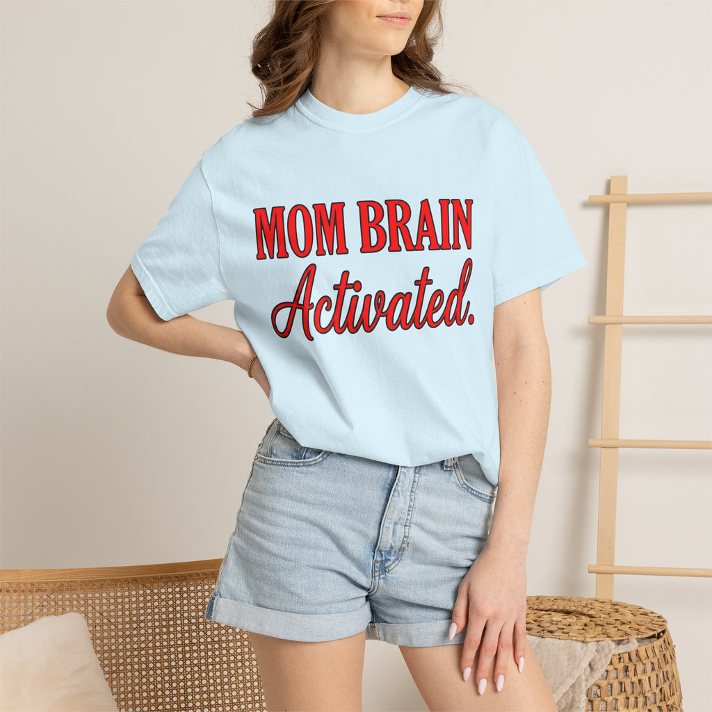 Bold Script Text Shirt Moms Parenting Gift Women Funny Tee Calligraphy T-Shirt Motherhood Fan Humorous Tshirt Parenting Graphic Retro