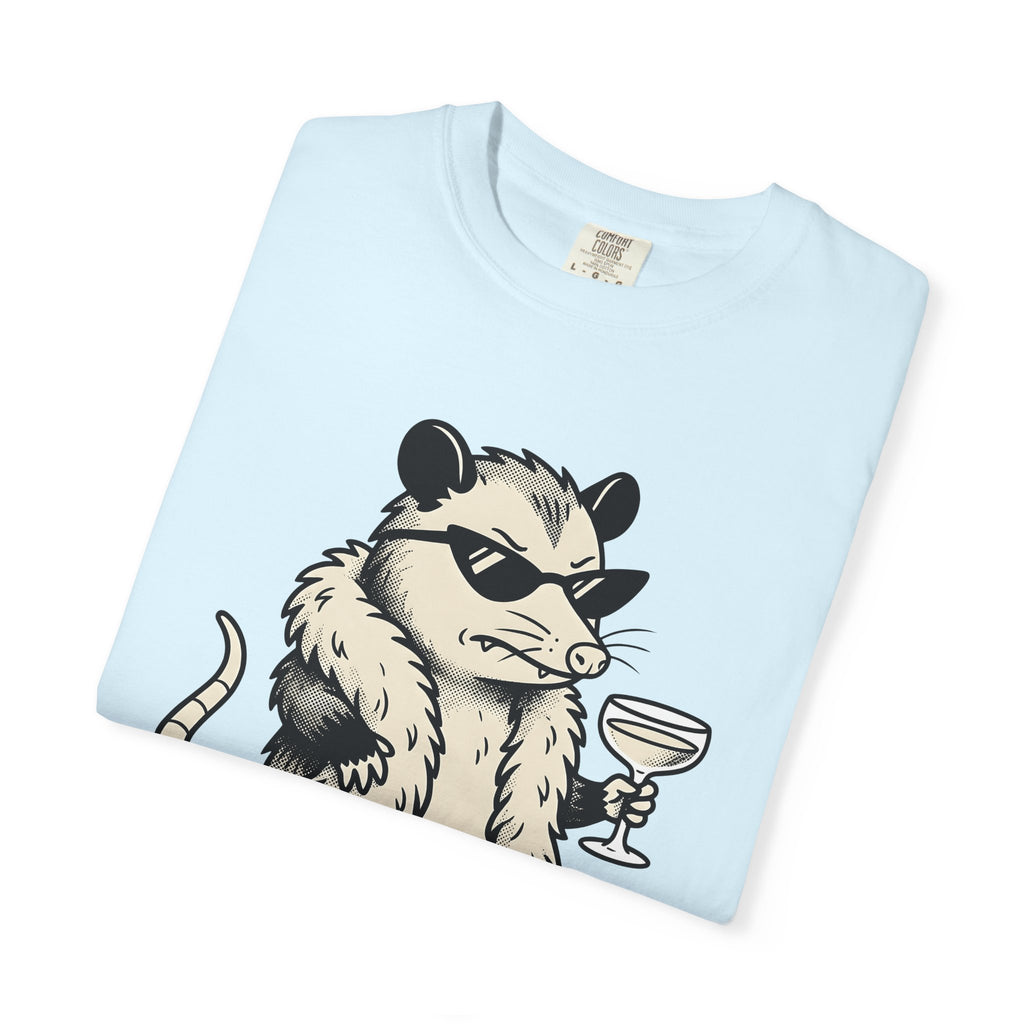 Opossum Sunglasses Shirt Cute Animal Gift Women Cartoon Tee Possum T-Shirt Kawaii Fan Cartoonish Tshirt Creature Graphic Vintage Cocktail