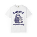 Sloth Espresso Cup Shirt Coffee Creatures Gift Women Comic Tee Coffee Mug T-Shirt Coffee Fan Espresso Cup Graphic Creature Illustration