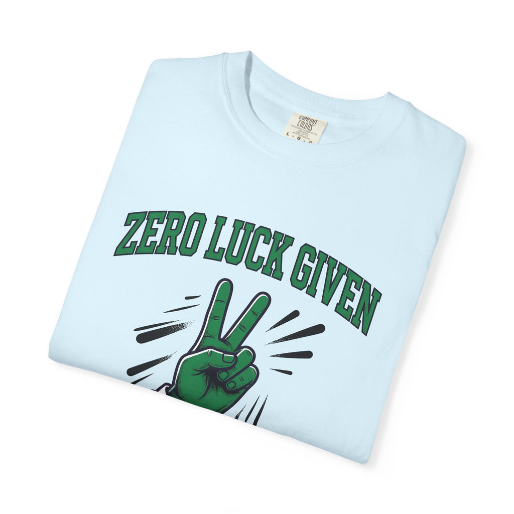 Green Hand Peace Symbol Shirt St Patrick's Day Comedy Gift Women Illustration Tee Peace Sign T-Shirt Shamrock Fan Hippie Tshirt Humor