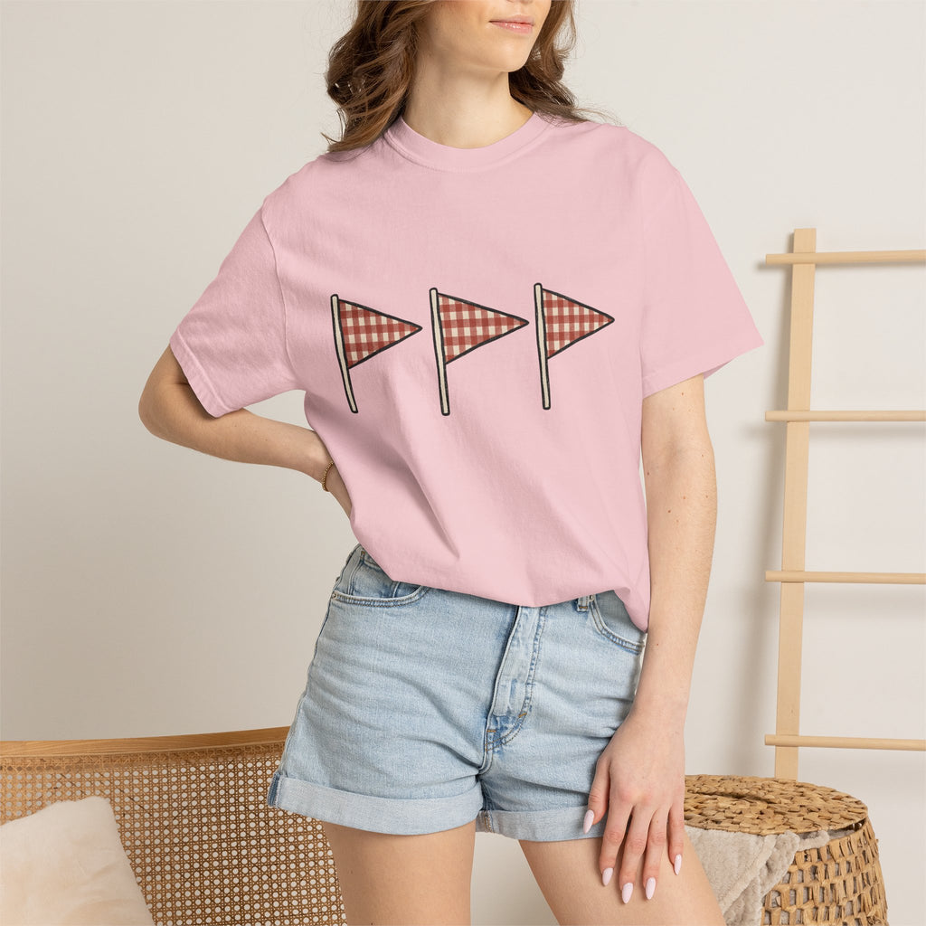 Tartan Flag Shirt America 4Th Of July Freedom Gift Women Cartoon Tee Plaid T-Shirt Patriot Fan Comic Tshirt Liberty Graphic Modern Grid