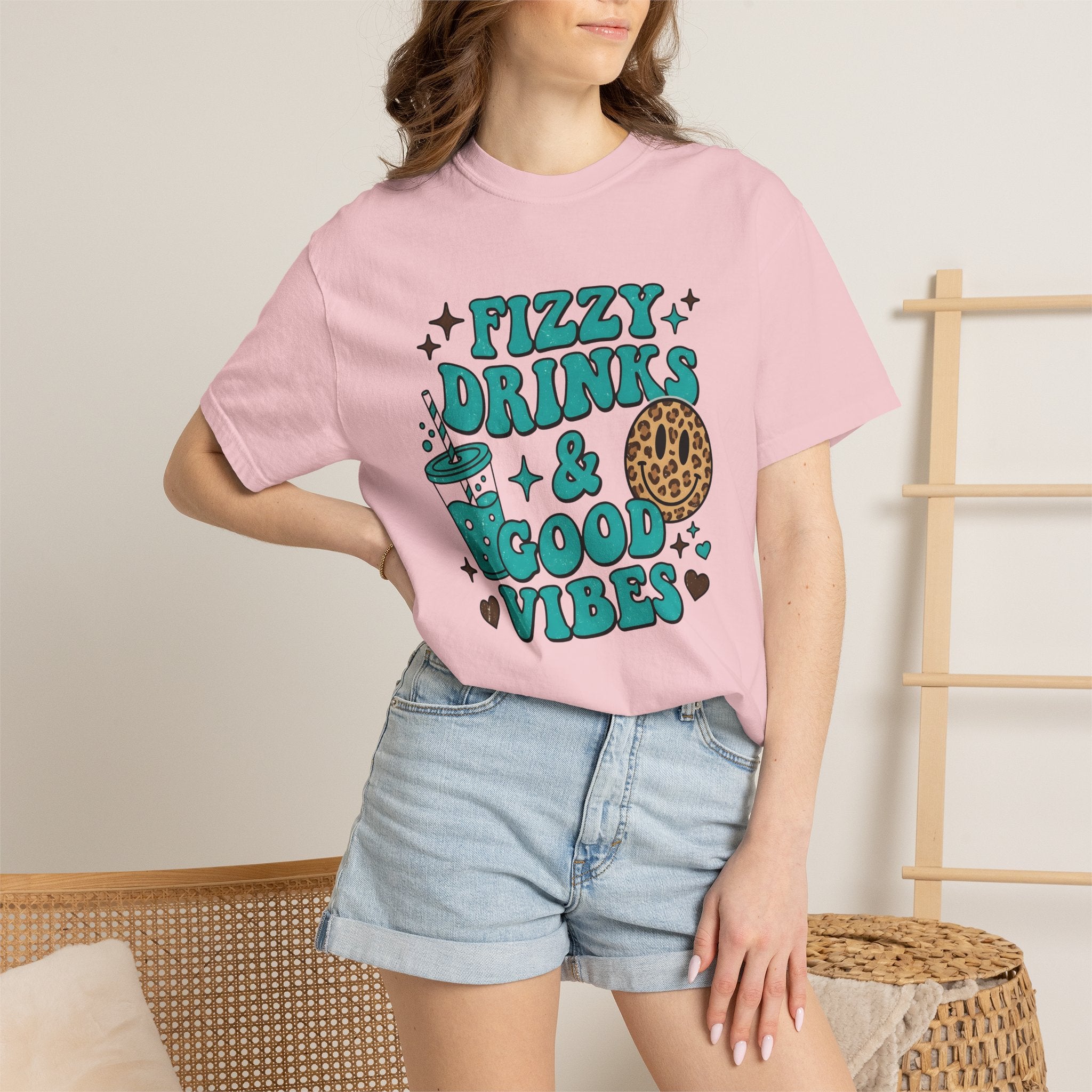 Fizzy Drink Cup Shirt Drinks Encouragement Gift Women Cartoon Tee Soda Cup T-Shirt Beverage Fan Comic Tshirt Motivational Graphic Classic