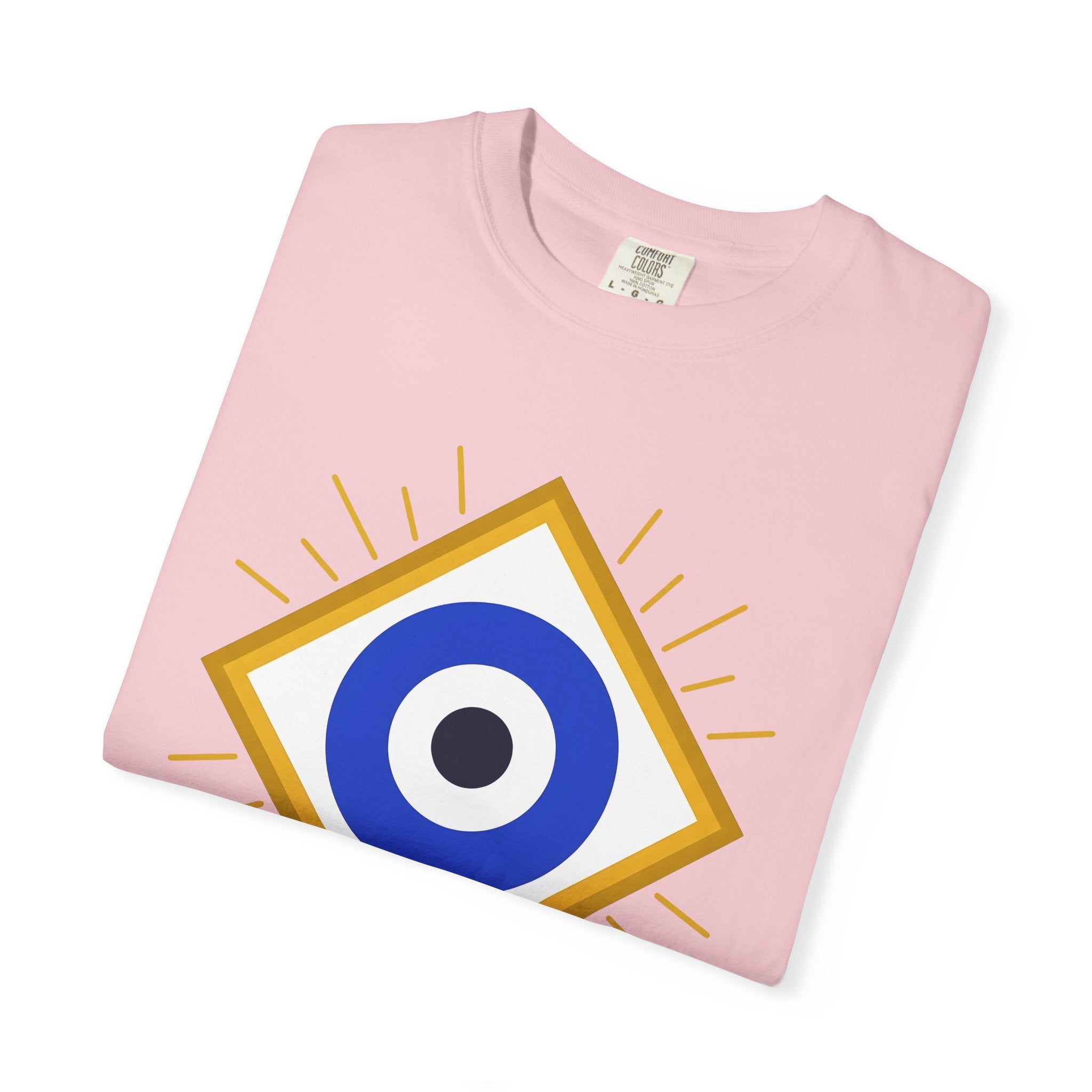 Evil Eye Shirt Boho Chic New Age Gift Women Contemporary Tee Nazar T-Shirt Hippie Fan Abstract Tshirt Spiritual Graphic Pattern Flare Tshirt