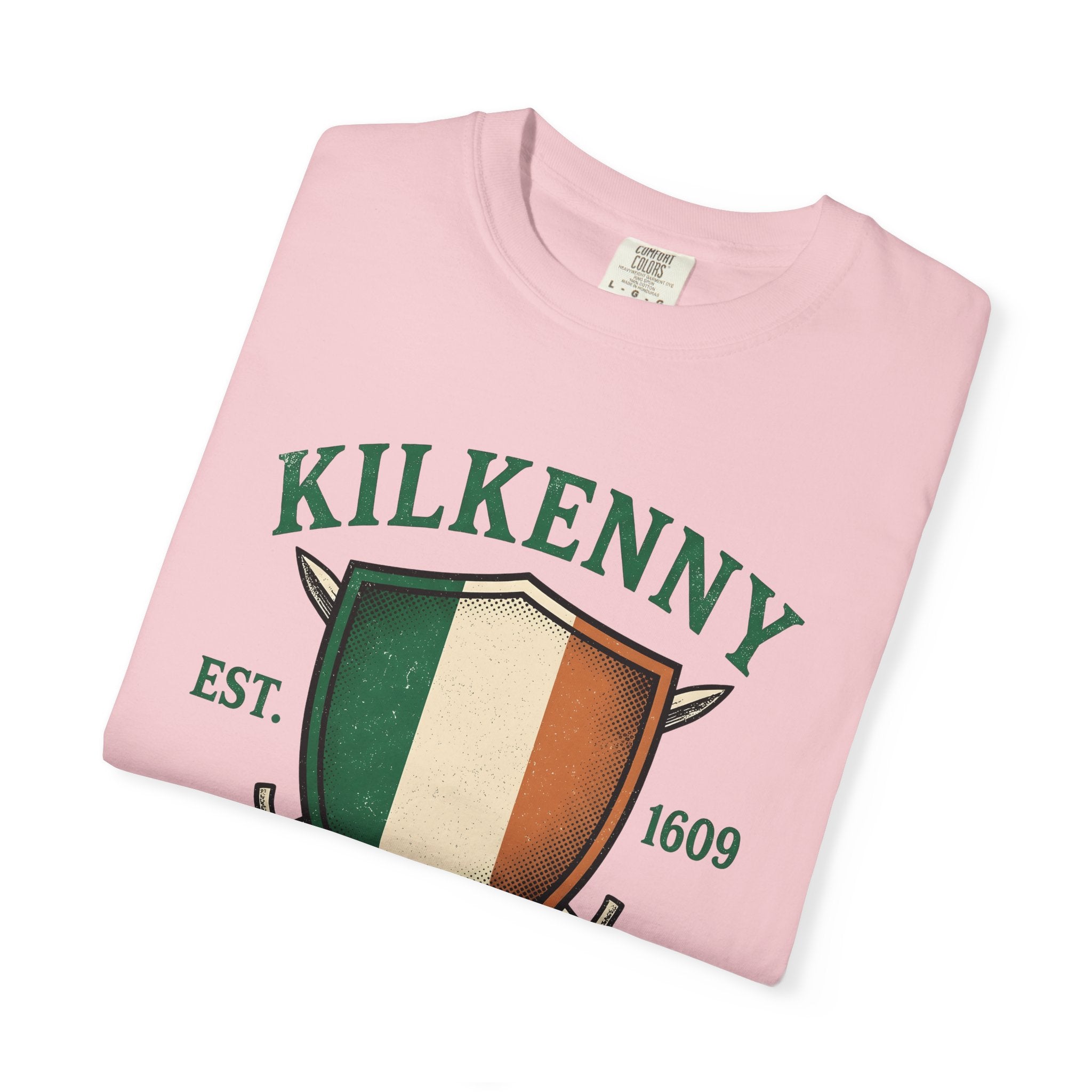 Irish Coat Shield Shirt St Patrick's Day Lineage Gift Women Hand Drawn Tee Crest T-Shirt Heritage Enthusiast Heraldic Tshirt Family Graphic