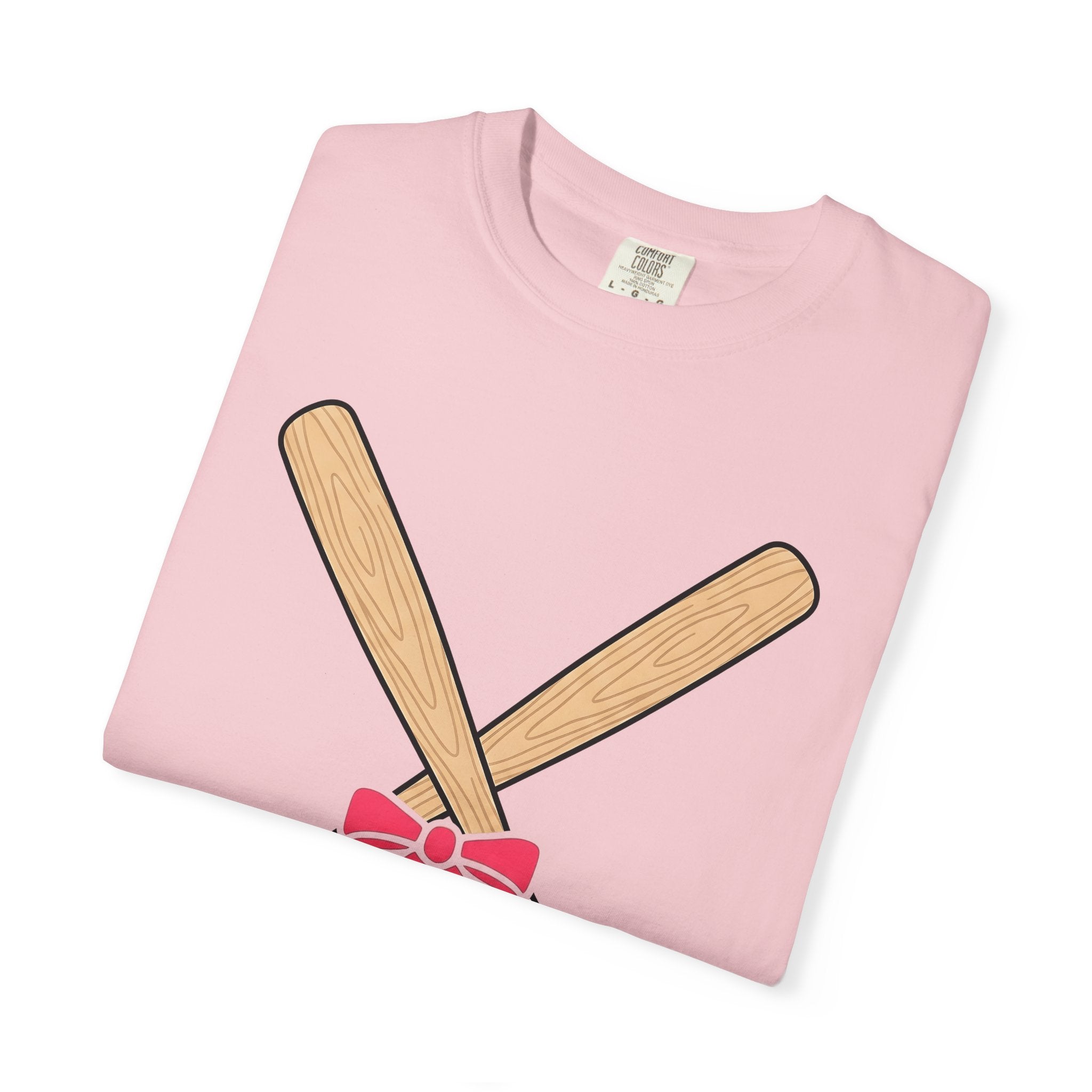 Baseball Bats Shirt Sports Ballgame Gift Women Hand Drawn Tee Baseball Bat T-Shirt Athlete Fan Baseball Tee Illustration Graphic Softball