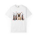 French Bulldog Shirt Dog Usa Gift Women Cartoon Tee Bulldog T-Shirt Dog Fan Toon Tshirt American Graphic Hand Drawn Soda Bottles Tshirt