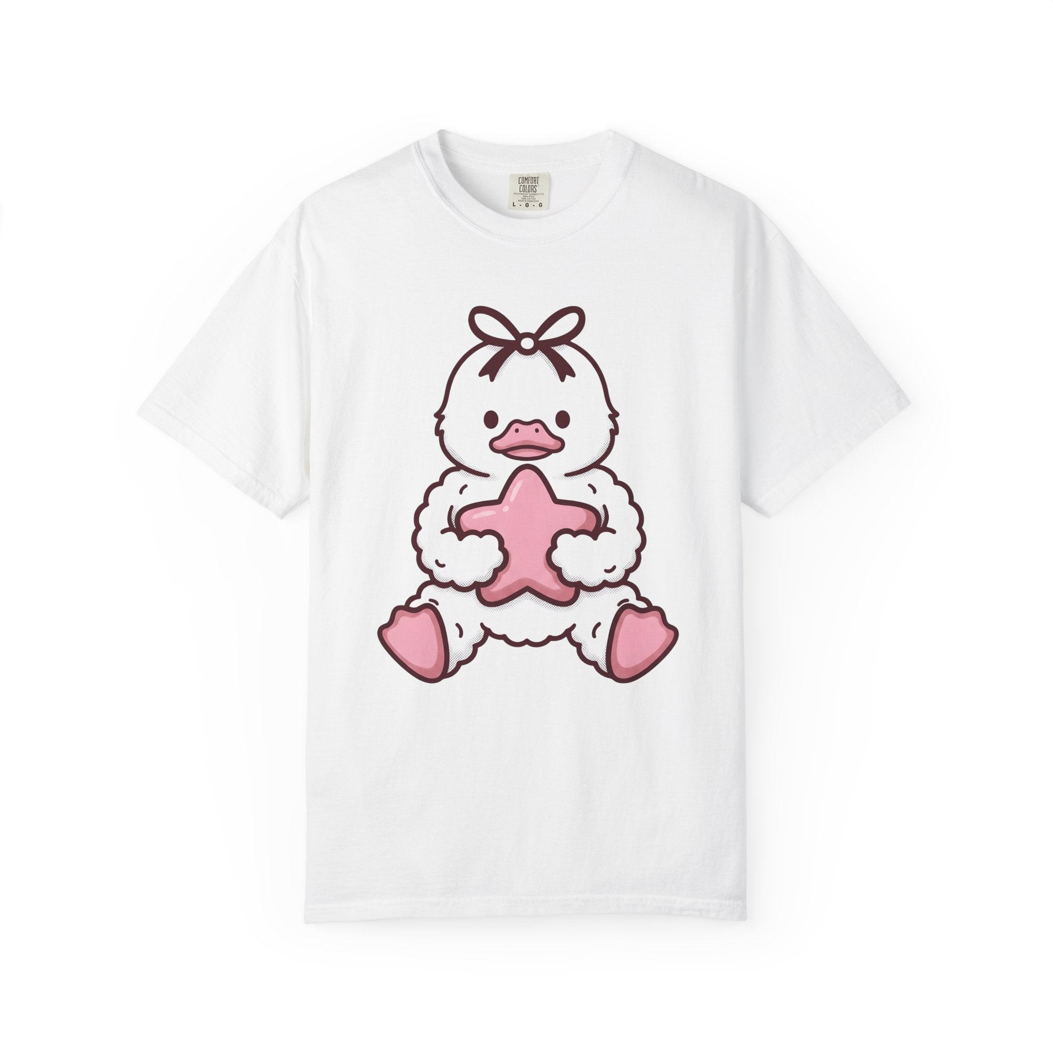 Duck Stuffed Animal Shirt St. Valentine's Day Pet Gift Women Cute Tee Plushie T-Shirt Valentine Fan Cute Tshirt Animal Graphic Comic Sparkle