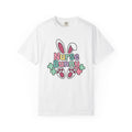 Rabbit Ears Shirt Easter Healthcare Gift Women Kawaii Tee Bunny Ears T-Shirt Easter Fan Nurse Graphic Tshirt Fun Paw Marks Tshirt