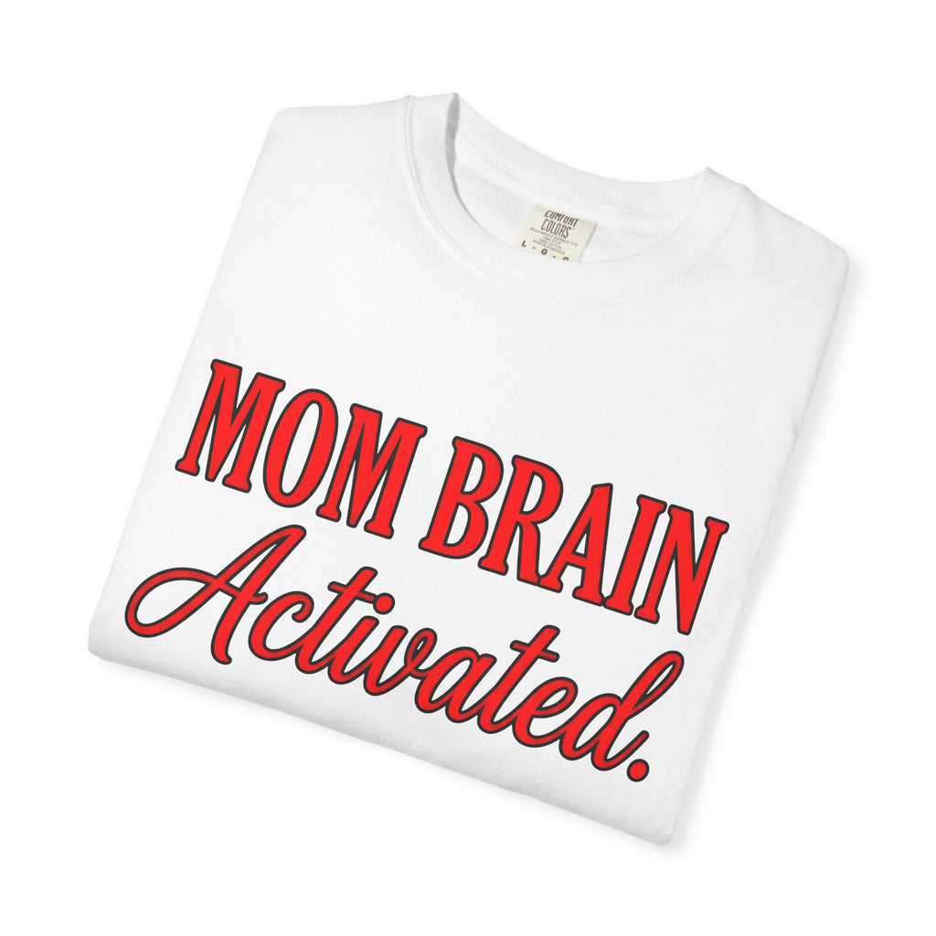 Bold Script Text Shirt Moms Parenting Gift Women Funny Tee Calligraphy T-Shirt Motherhood Fan Humorous Tshirt Parenting Graphic Retro