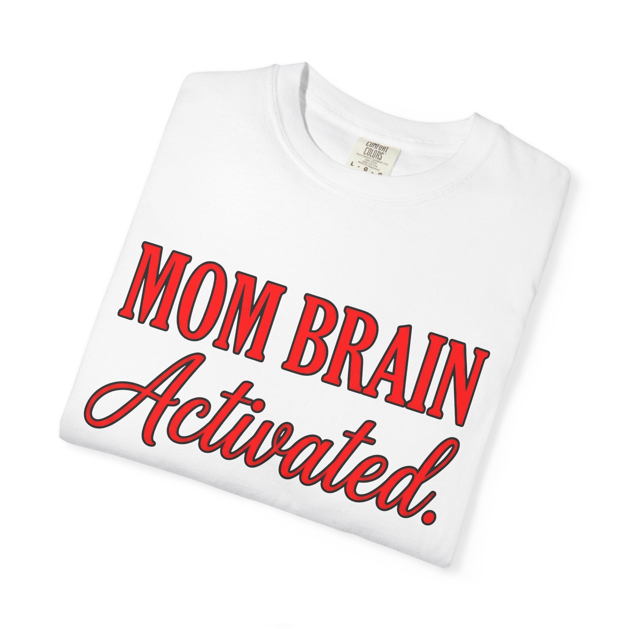 Bold Script Text Shirt Moms Parenting Gift Women Funny Tee Calligraphy T-Shirt Motherhood Fan Humorous Tshirt Parenting Graphic Retro