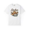 Western Hat Shirt Cowgirl Cowboy Gift Women Retro Tee Cowboy Hat T-Shirt Rodeo Fan Vintage Tshirt Cowboy Graphic Sketch Rope Circle Tshirt