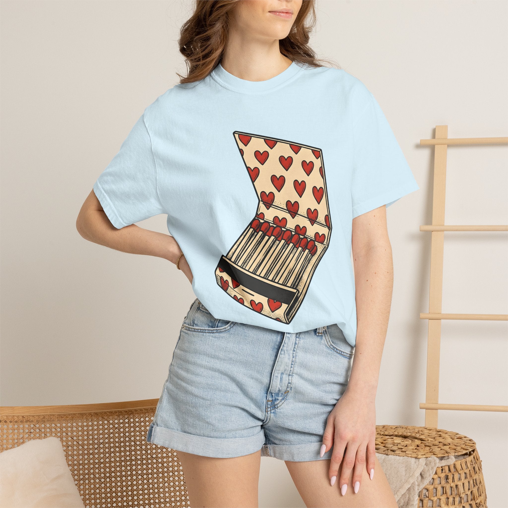 Heart Boxes Shirt St. Valentine's Day Relationships Gift Women Old School Tee Heart Box T-Shirt Valentine Fan Vintage Tshirt Love Graphic