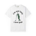 Golf Man Shirt Golf Comedy Gift Women Basic Tee Golfer T-Shirt Golf Fan Golfer Tshirt Humor Graphic Sketch Golf Driver Tshirt