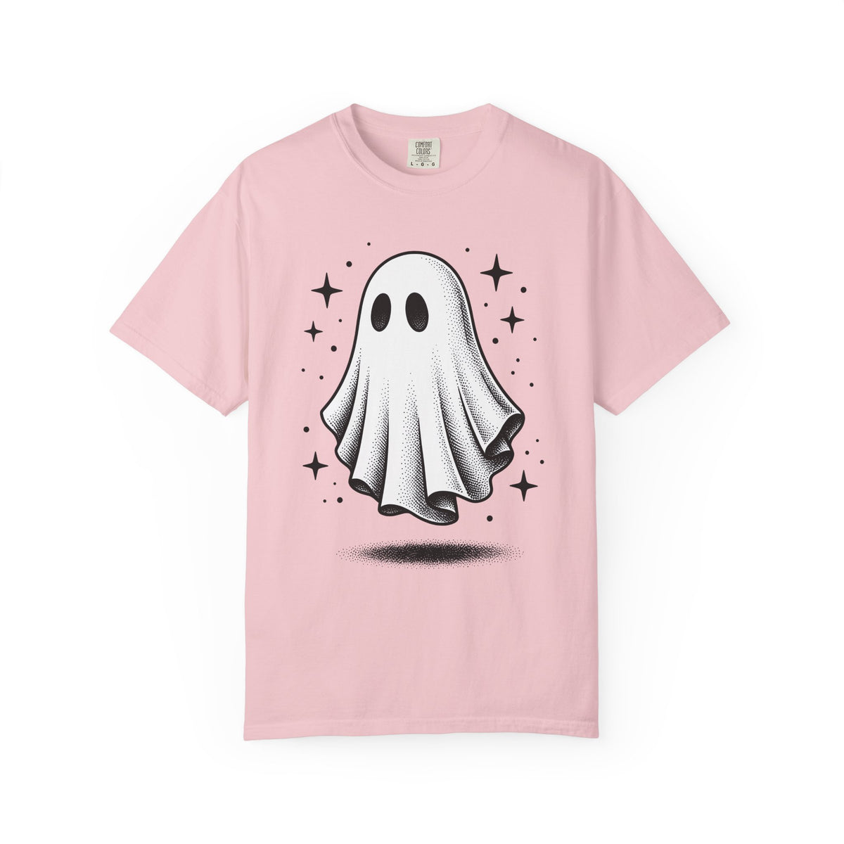 Ghost Graphic Shirt Halloween Spooky Unisex Gift Vintage Tee Specter T-Shirt